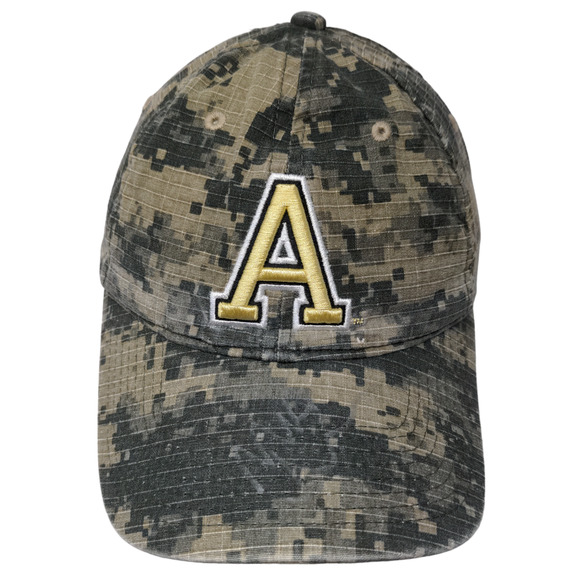 The Game Men's Digital Camo Slideback Hat Green OSFM Embroidered A Logo - Picture 1 of 11